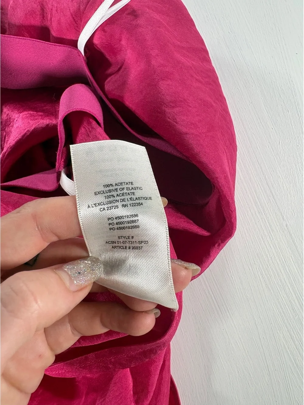 Babaton Aritzia Pink Satin Bias Cut Midi Slip Skirt Size 2